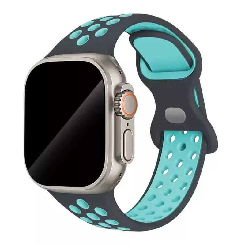 Correia Desportiva Respirável para Apple Watch, Band, Correa, iWatch Series 8, SE, 7, 6, 5, 9 Ultra, 44mm, 49mm, 45mm, 40mm, 41 milímetros, 38 milímetros, 42 milímetros