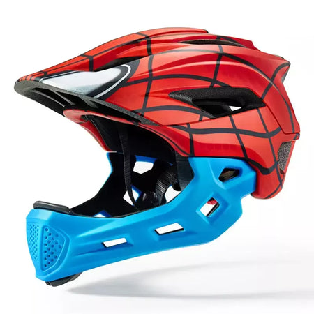 Batfox crianças rosto cheio capacete da bicicleta destacável downhill crianças ciclismo motocicleta skate esportes corrida capacete de bicicleta