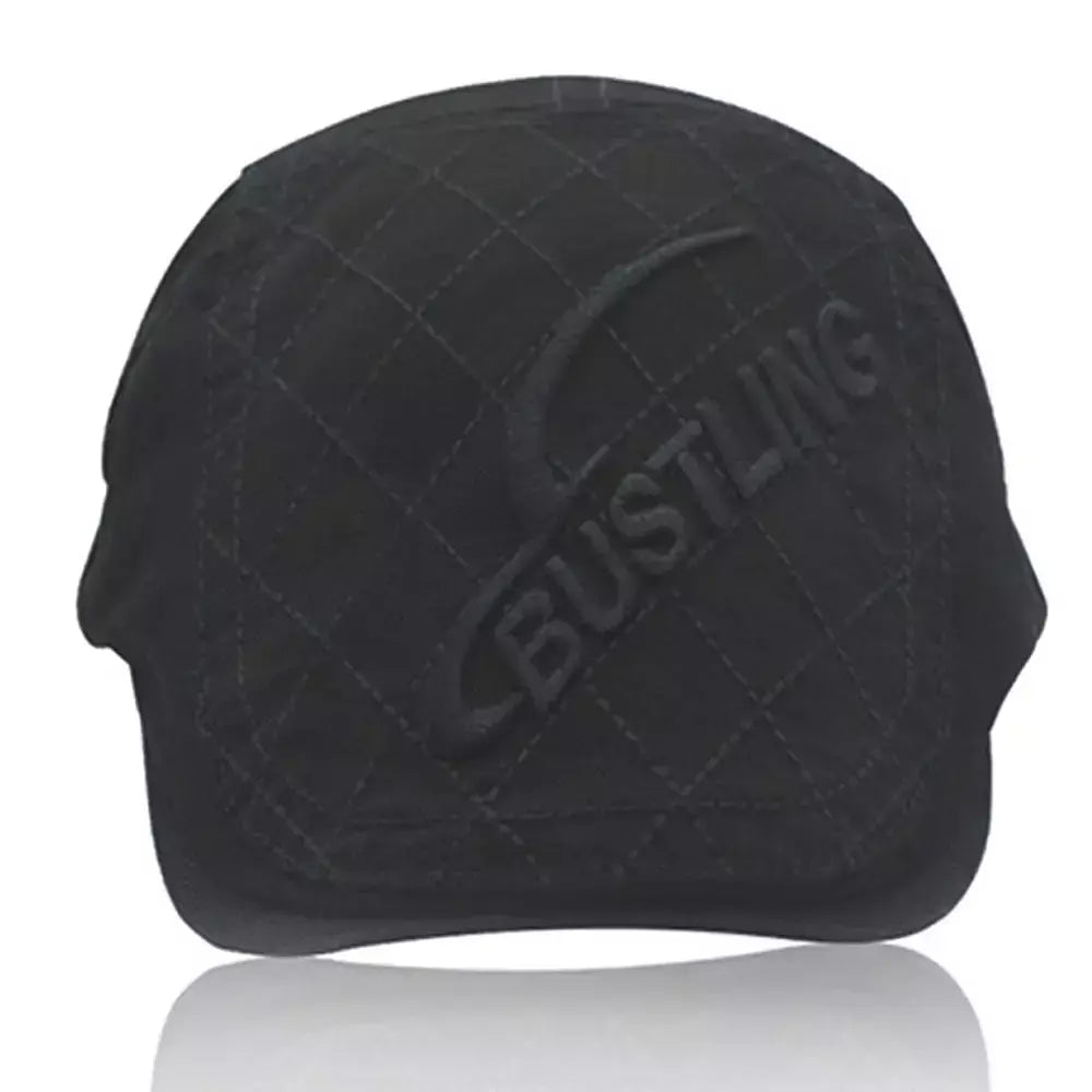Chapéu de boina de algodão masculino, boina casual respirável de jornaleiro, boina de taxista, primavera, verão, outono