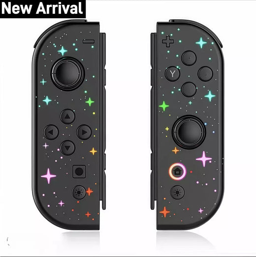Novidade Modelo exclusivo em 2025. RGB LED 5.2 Bluetooth Joy-Con, adequado para consoles de jogos Nintendo Switch/Lite/Oled.