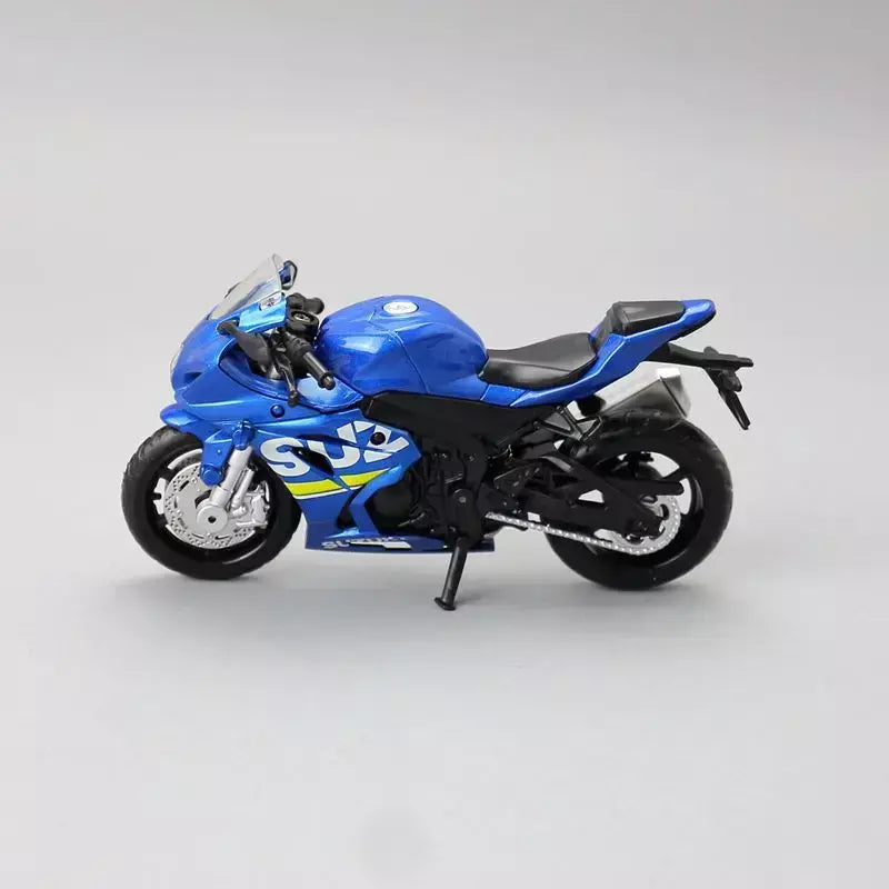 Motocicleta liga e plástico modelo brinquedo, Caipo GSX-R1000 YZF-R1 Vespa 200, 1:18