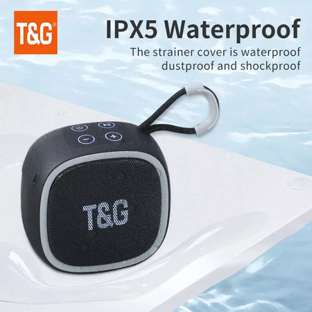 Alto-falante bluetooth tg659 mini alto-falantes portáteis sem fio poderosos tws bt 5.3 caixa de som alto-falante de alta fidelidade suporta cartão tf rádio