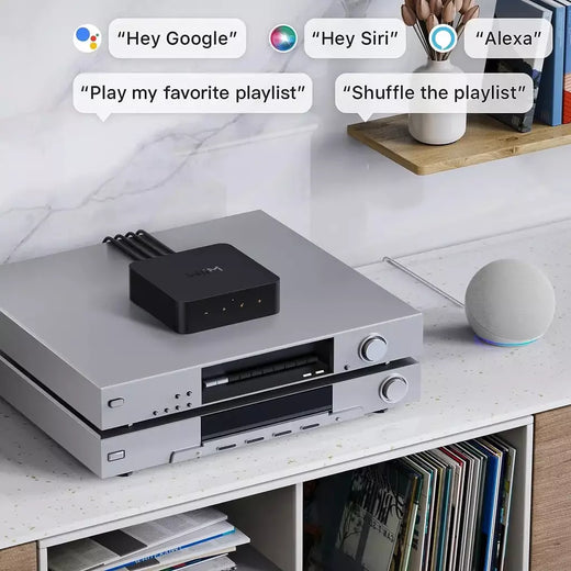 WiiM Pro Plus Streamer de música sem fio de alto desempenho - Bluetooth 5.2, Wi - Fi 6, Áudio sem perdas para sistemas Hi - Fi.
