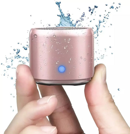 EWA A106 Pro Mini alto-falante Bluetooth com radiador de graves personalizado, IPX7 à prova d'água, alto-falantes super portáteis, estojo de viagem embalado