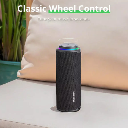 Tronsmart T8 caixa de som bluetooth portátil, Alto-falante Bluetooth 40W Alto-falante portátil externo com graves profundos, SoundPulse, IPX7 à prova d'água, controle de APP, para camping