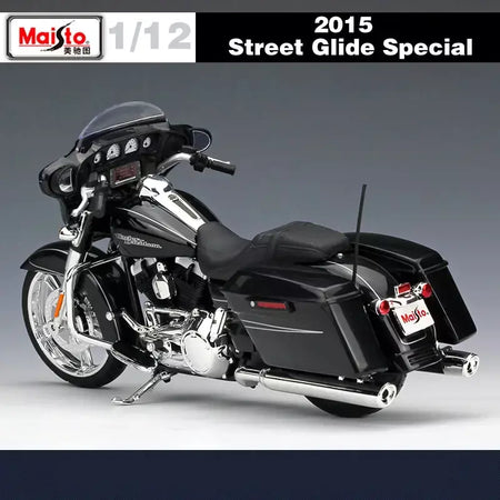 Maisto 1:12 Harley-Davidson 2015 Street Glide Liga Especial Modelo de Motocicleta Diecast Modelo de Motocicleta Clássica Presentes Colecionáveis