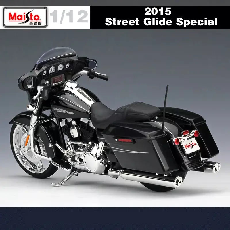 Maisto 1:12 Harley-Davidson 2015 Street Glide Liga Especial Modelo de Motocicleta Diecast Modelo de Motocicleta Clássica Presentes Colecionáveis