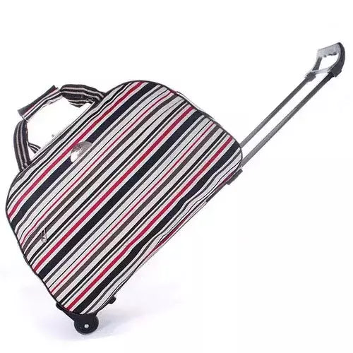 Sacos impermeáveis de viagem com rodas para homens e mulheres, bolsa trolley, bagagem de viagem curta, bolsa de negócios, mala trolly, moda