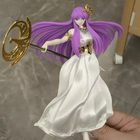 Bom tony/gt saint seiya mito pano athena saori kido casual ex define vestido cavaleiros do zodíaco figura de ação 24 horas de envio