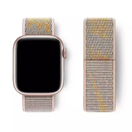 Pulseira Esportiva de Nylon para Apple Watch, Pulseira Nike, Pulseira Loop, iWatch 9, 8, 7, 6, 5, se2, Ultra 2, 45mm, 44mm, 41mm, 42 milímetros, 38 milímetros, 49 milímetros