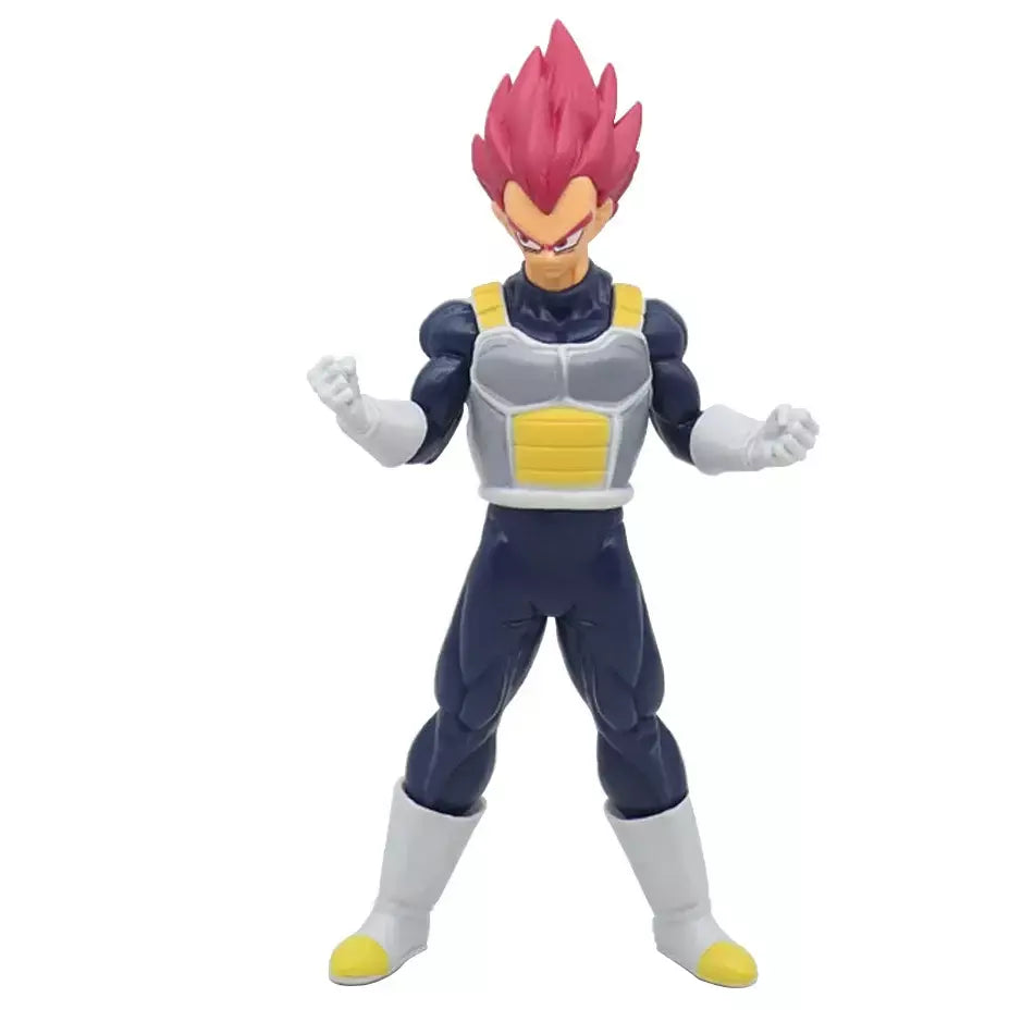 Anime dragon ball z super saiyan son goku vegeta anime figura de ação modelo presentes estatuetas colecionáveis para crianças 18cm