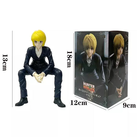 14cm caçador × caçador anime figura troupe fantasma hisoka figura de ação macarrão rolha decoração do quarto macarrão rolha pvc modelo brinquedos