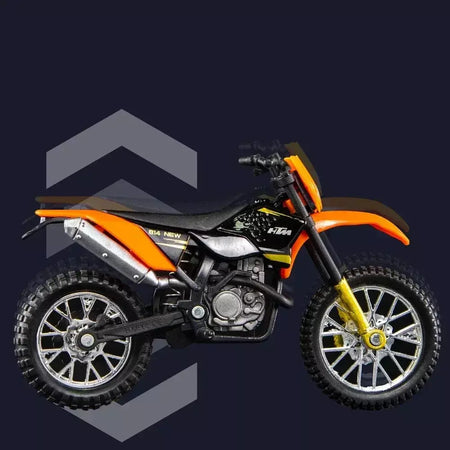 450 SX-F liga modelo de motocicleta 1:18 diecasts portátil corrida dedo motobike simulação coleção brinquedos para crianças