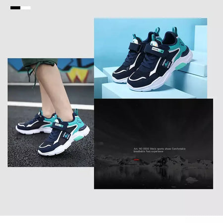 Única rede crianças sapatos meninos tênis verão respirável superfície antiderrapante meninas tênis casuais esportes correndo sapatos ao ar livre