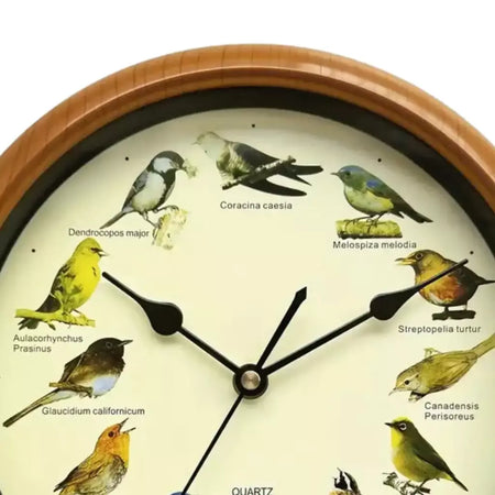 Relógio de parede pendurado decoração cantando pássaro relógio de parede pássaro com som pendurado decoração para paredes da cozinha prateleira decoração