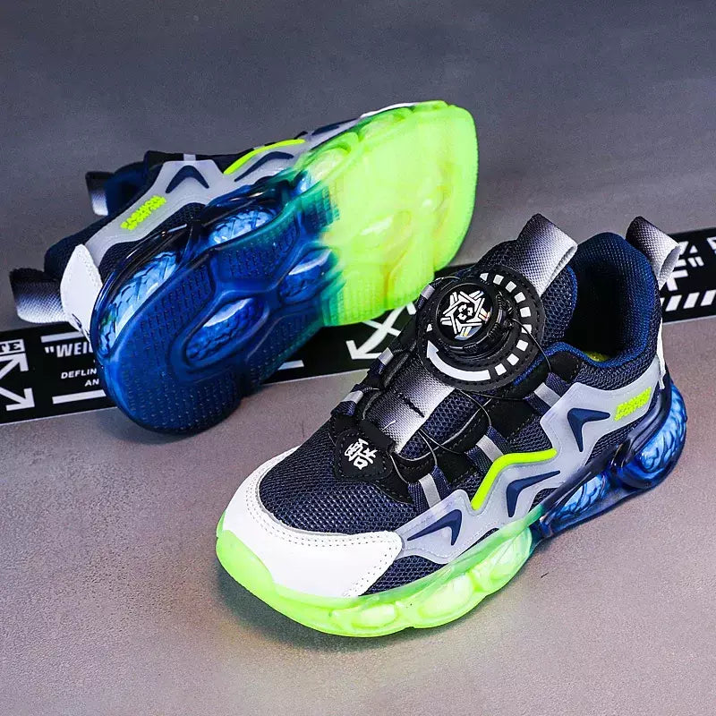 Crianças tênis casuais malha respirável sapatos de caminhada plana moda 2024 na moda meninas tênis crianças sapatos esportivos para menino