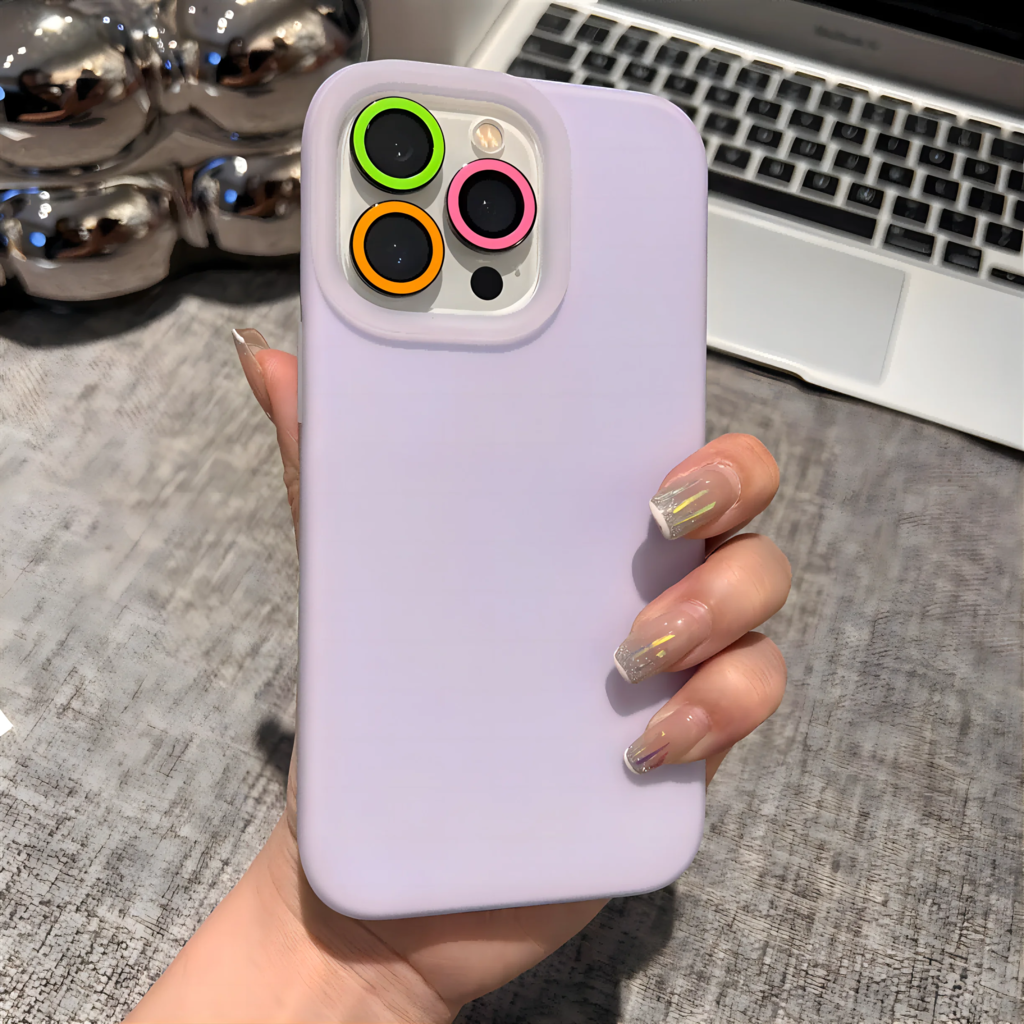 Película protetora de câmera de cerâmica luminosa, 2-3 peças para iphone 16 12 13 14 15 pro max 15 plus 13 12 mini anel de lente tampa brilhante de vidro