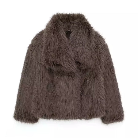 TRAF-Jaqueta feminina de tecido de lantejoulas de metal, casaco solto, gola alta, manga comprida, outerwear feminino chique, outono, inverno, 2023