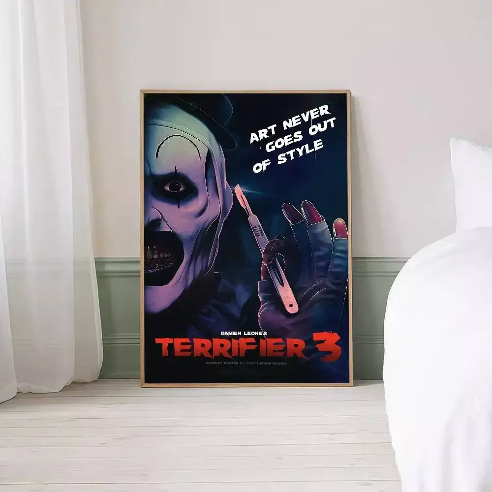 Halloween terror terror filme anime cartazes pegajosos whitepaper imprime cartazes arte kawaii decoração do quarto