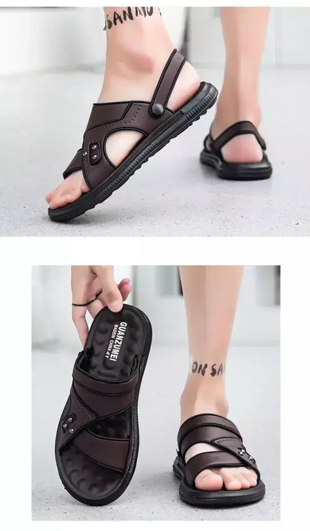 Sandália macia masculina, chinelos de luxo, chinelos de sala de estar masculino, sapatos para passear em casa, adulto, 2024