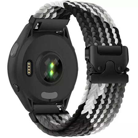 Pulseira de paraquedas de 20mm 22mm para garmin venu 4 3 2 sq band para forerunner 165/255/265/570 pulseira vivoactive 4 5 6 pulseira