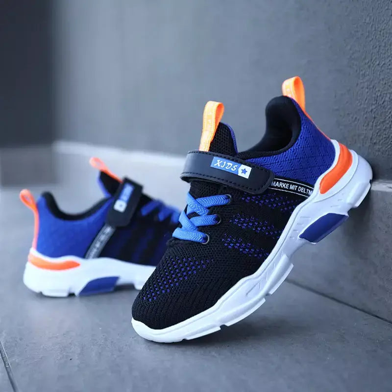 Crianças sapatos antiderrapantes respirável malha sapatos da criança conforto tênis de corrida marca meninas meninos sapatos casuais crianças moda tênis