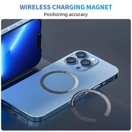 Anel de placa magnética universal, adesivo de metal para celular, suporte para carregador sem fio, folha de placa de metal para suporte magnético para carro