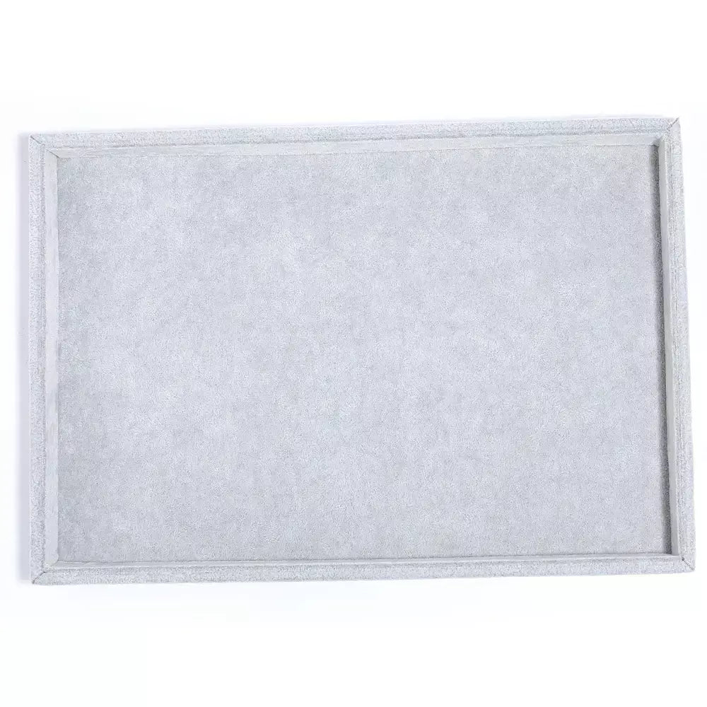 1 pc veludo bandeja de exibição de jóias anel brinco bandeja de armazenamento caixa de exibição de jóias colares pulseiras caixa de organização placa de armazenamento