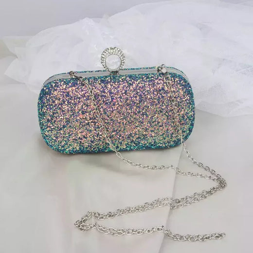 Evening Pink Clutch Purse Mulheres Bling Lantejoulas Bolsas 2023 Novo Designer De Moda Saco De Telefone De Luxo Crossbody Pequeno Saco De Designer