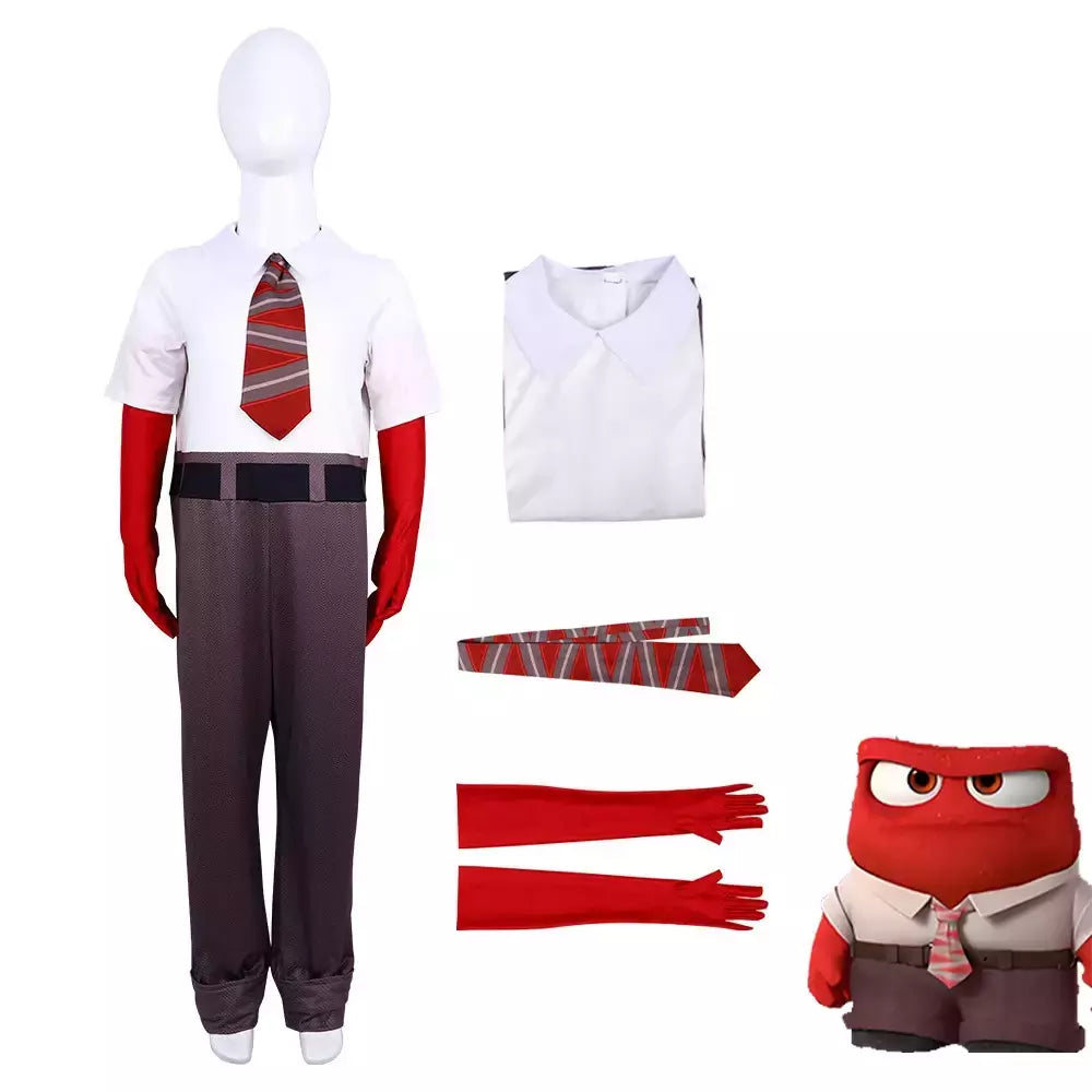 Newanime filme dentro para fora alegria cospaly traje alegria raiva medo cos roupas para adultos crianças halloween palco desempenho traje