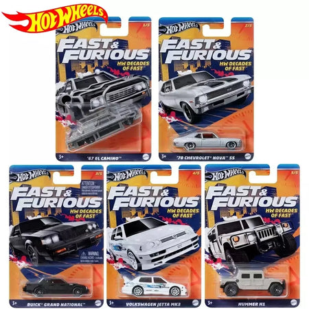 Hot Wheels Carros Velozes e Furiosos HNR88-E F G H J TOYOTA SUPRA NISSAN SKYLINE GTR (BNR34) Diecast Modelo de Veículo Carros Brinquedos Meninos Presente