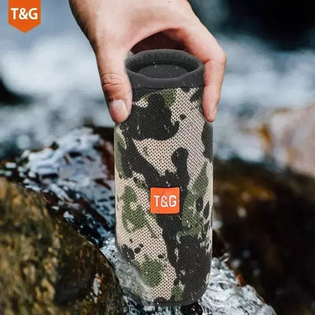T & g tg365 portátil bluetooth alto-falante duplo baixo led subwoofer sem fio à prova dwaterproof água ao ar livre boombox fm aux bt tf leitor de música