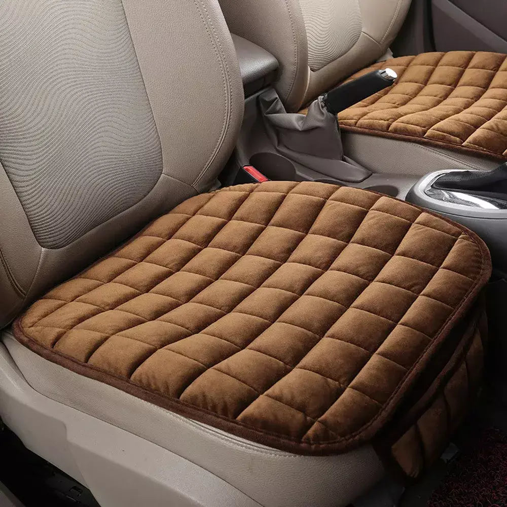 Universal inverno quente capa de assento de carro almofada anti-deslizamento assento da cadeira dianteira almofada respirável protetor de assento de carro capas de assento para carros