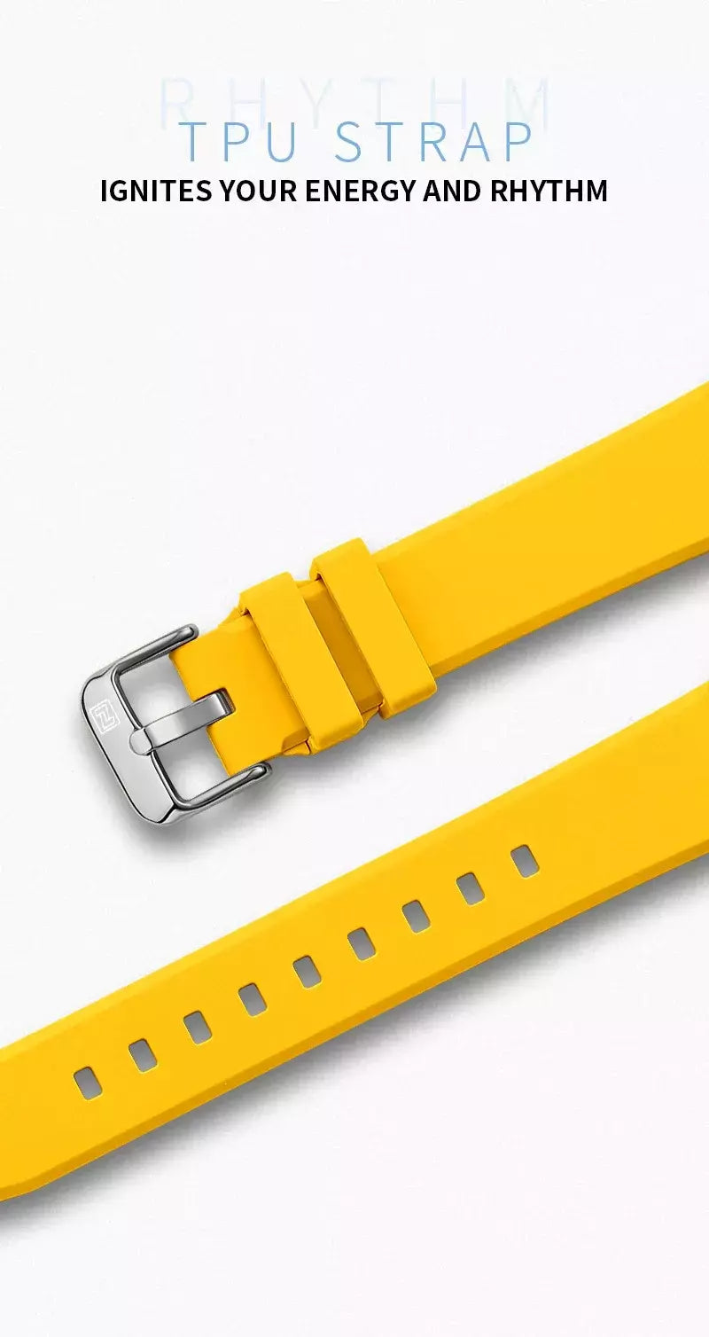 Naviforce relógio de pulso feminino simples, pulseira de silicone impermeável, novo design, moda, para senhoras, 2024