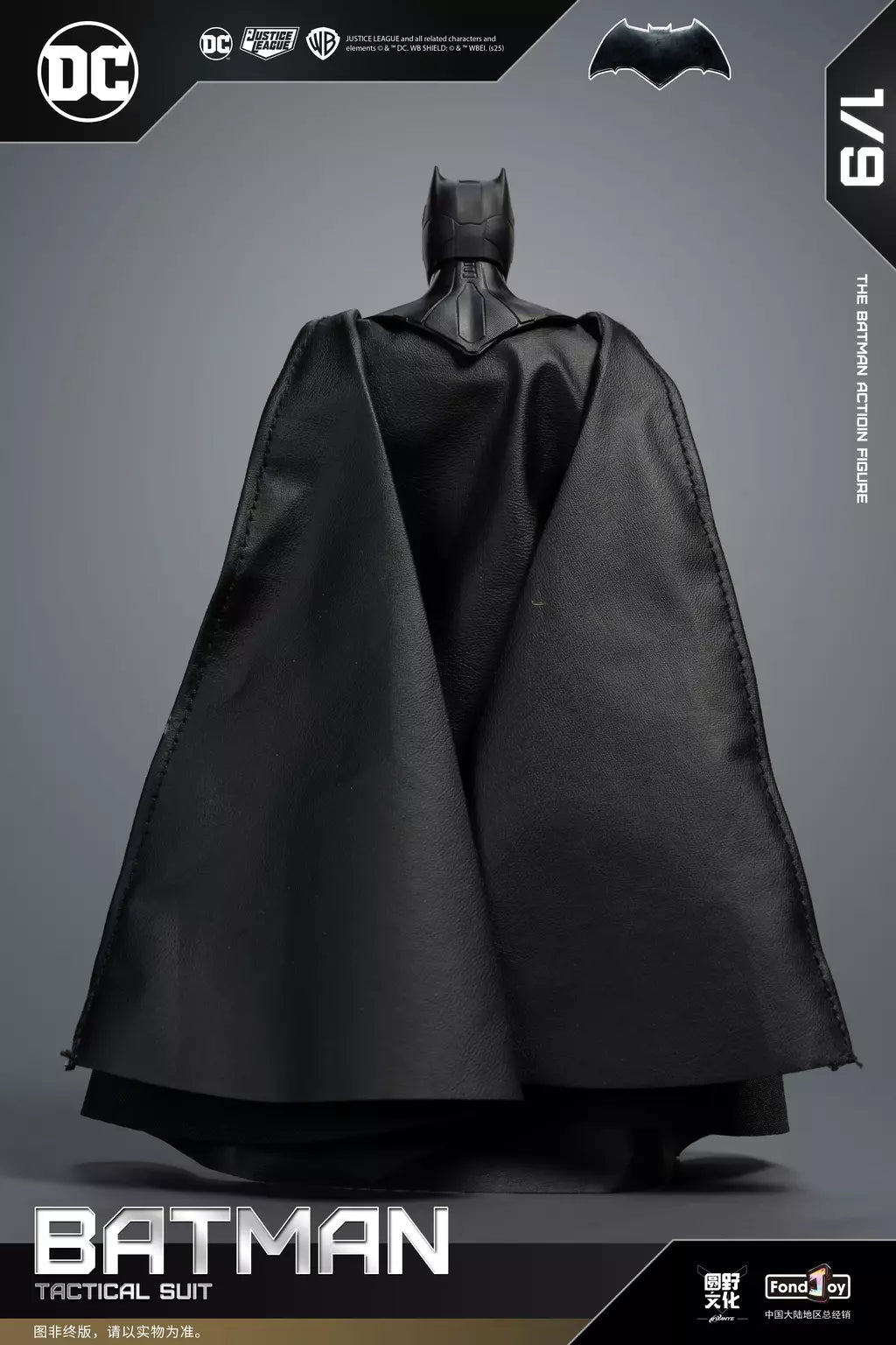 Novo original fondjoy bruce wayne batman figura tático batuit batman liga da justiça figuras detetive quadrinhos 1/9 pvc brinquedo do miúdo