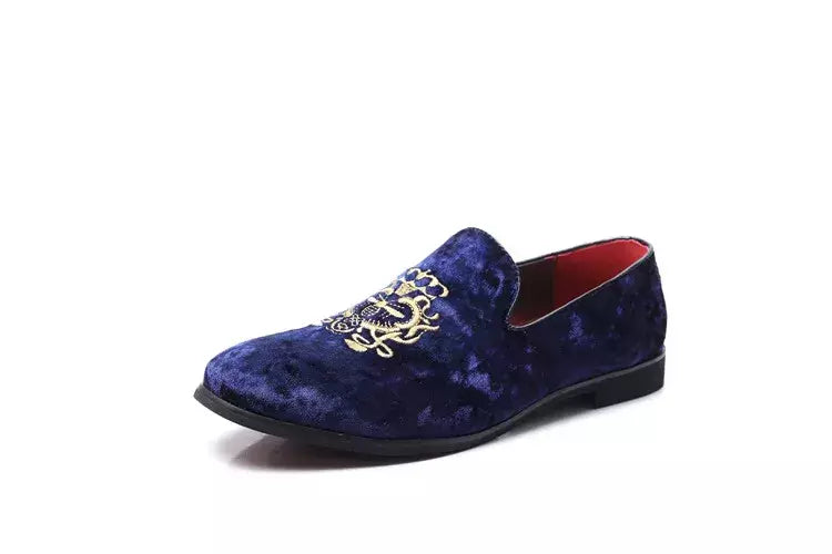Sapatos de couro de camurça para homens, sapatos de casamento, sapatos baixos Oxford, mocassins bordados, tamanho grande, alta qualidade, designer, luxo, festa