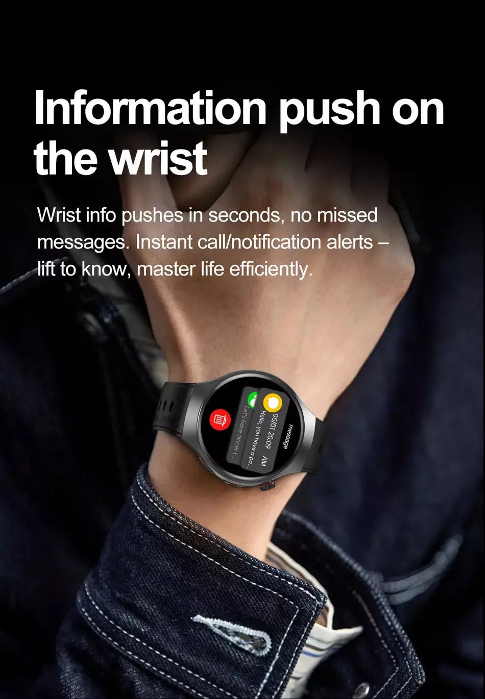 Novo relógio inteligente masculino tela de toque completa bússola bluetooth chamada lanterna esportes atividade fitness freqüência cardíaca à prova dwaterproof água smartwatch