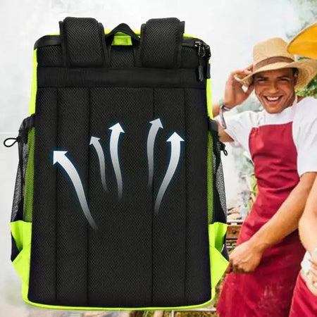 Mochila Refrigerador Isolado Macio, 30L, Saco Térmico, Refrigerador Térmico, Viagem, Exterior, Praia, Cerveja, Geladeira