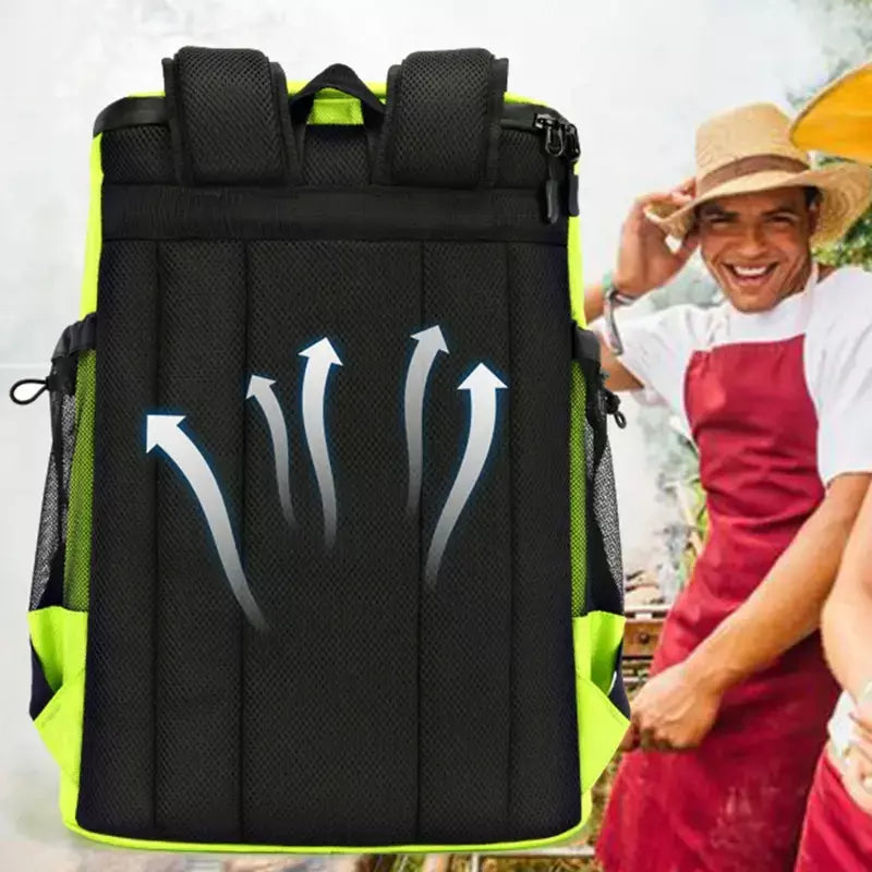 Mochila Refrigerador Isolado Macio, 30L, Saco Térmico, Refrigerador Térmico, Viagem, Exterior, Praia, Cerveja, Geladeira