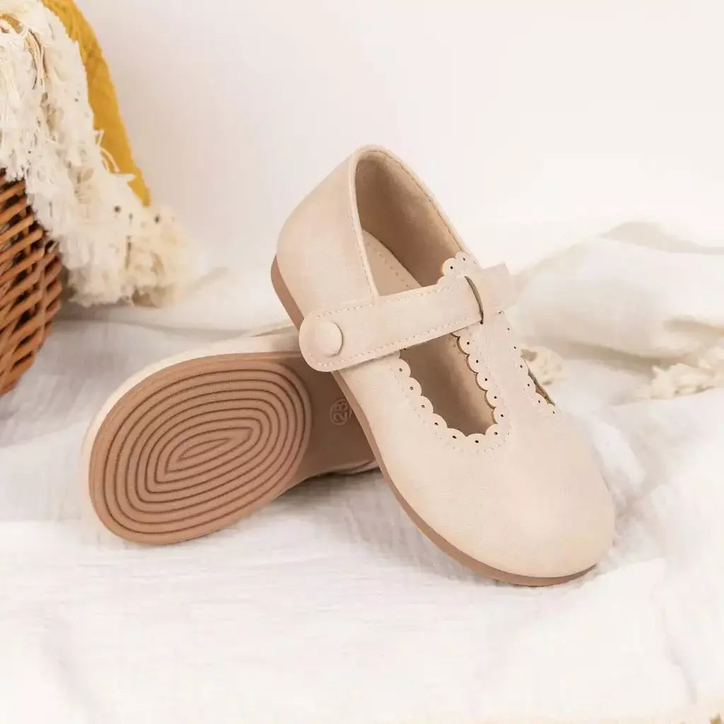 Kidsun criança menina mary jane vestido sapatos ballet apartamentos para crianças menina festa escola sapatos bowknot princesa sapatos