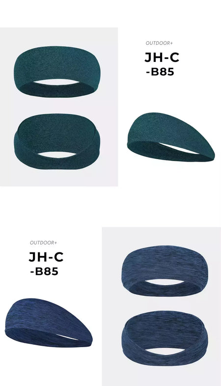 Elastic Absorbent Sports Headband para homens e mulheres, bandagem de cabelo, suor, corrida, fitness, ciclismo, corrida, tênis, ioga, academia