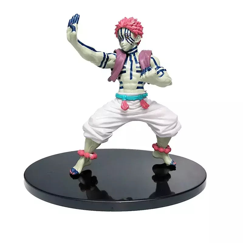 Anime figura demônio slayer figuras kimetsu não yaiba boneca tanjiro nezuko zenitsu estatueta inosuke guerreiro figura de ação modelo brinquedos