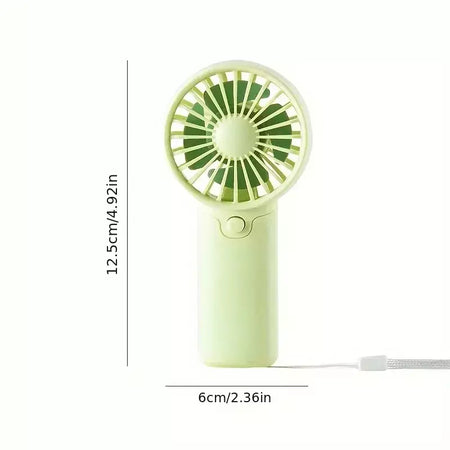 Mini ventilador portátil leve ventilador de mão aa ventilador de refrigeração a pilhas para escritório ao ar livre viagem acampamento