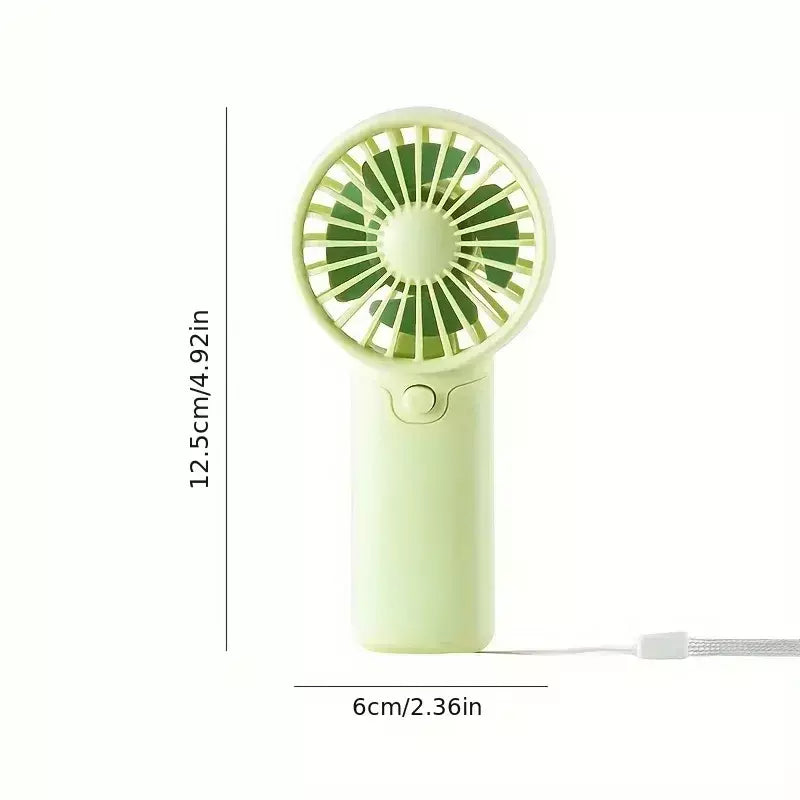 Mini ventilador portátil leve ventilador de mão aa ventilador de refrigeração a pilhas para escritório ao ar livre viagem acampamento