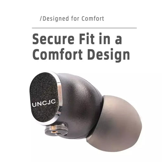 Uncjc fone de ouvido com fio de alta resolução usb c fones de ouvido embutidos USB-C dac par trançado cabo de 2 pinos iem fones de ouvido alugues áudio com microfone