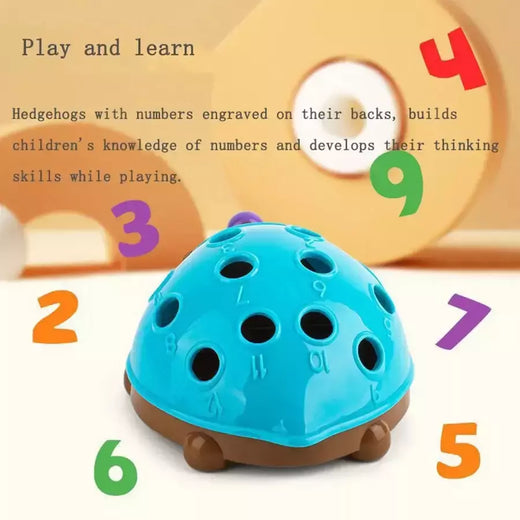 Ouriço Montessori Brinquedos para o Bebê, Treinamento de Concentração, Educação Infantil, Fine Motor e Brinquedos Sensoriais, Ortografia, Pouco