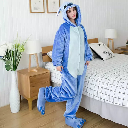 Mulheres e homens Ponto Animal Onesies, Pijama com capuz dos desenhos animados, Trajes de Halloween, Natal Onesie, adultos, Kigurumi