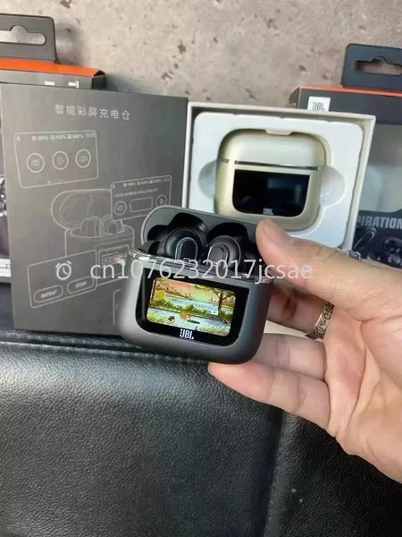 Original jbl tour pro 2 verdadeiro sem fio bluetooth fones de ouvido estéreo esportes com tela lcd inteligente versão hk