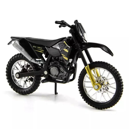 450 SX-F liga modelo de motocicleta 1:18 diecasts portátil corrida dedo motobike simulação coleção brinquedos para crianças