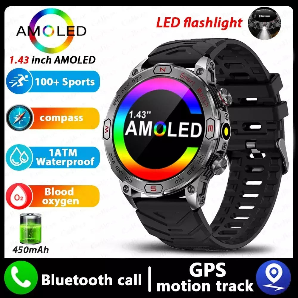 Xiaomi amoled relógio inteligente masculino 450 mah bateria rastreador de fitness ip68 à prova dip68 água bluetooth chamada smartwatch para xiaomi